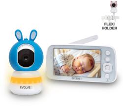 EVOLVEO Baby Monitor N5 - Set monitor video pentru copii cu monitorizare la 360°, albastru (CAM-5-B)