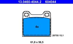 ATE Set placute frana ATE 13.0460-4044.2 (13.0460-4044.2)
