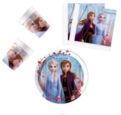 Javoli Disney Jégvarázs party szett 36 db-os 20 cm-es tányérral (PNN00045)
