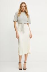Elisabetta Franchi ruha bézs, midi, testhezálló, AB85752E2 - bézs 36