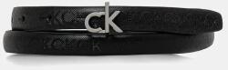 Calvin Klein bőr öv fekete, női, K60K612933 - fekete 90