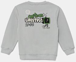 Benetton gyerek melegítőfelső pamutból szürke, nyomott mintás, 3UNIG10II - szürke 98