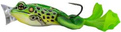 LIVETARGET The Ultimate Frog Popper Bait Green / Yellow 50mm 21g Floating (lt204100) - fishingoutlet