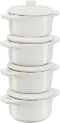 Staub Vase pentru copt și servire Mini Cocotte 200 ml de culoarea fildeşului 4 buc (40508-161-0)
