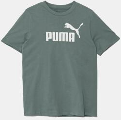 PUMA gyerek pamut póló ESS No. 1 Logo Tee zöld, nyomott mintás, 684906 - zöld 176
