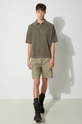 Mki Miyuki Zoku pamut póló Loose Gauge Polo zöld, sima, LOOSE. GAUGE. POLO - zöld XL