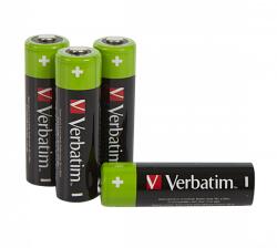 Verbatim 49517 NiMH 2500 mAh AA Újratölthető Ceruzaelem - 2500 mAh, 4 db