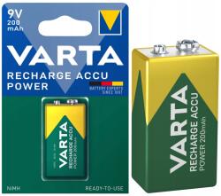 VARTA Erős 1x Akkumulátor 9V 200 mAh 8.4V 6F22 Varta Akkumulátor (56722101401)