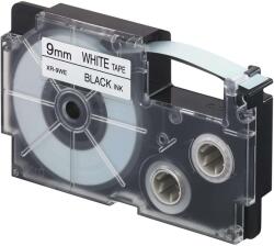 Casio Лента за етикетиране, 9 mm x 8 m, CASIO, бяло-черно (XR 9 WE1)