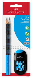 Faber-Castell Grip 2001 Grafitceruza HB Kéttónusú Hegyezővel Radírral