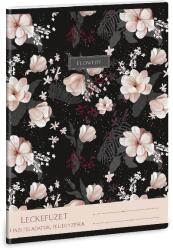 Ars Una Leckefüzet ARS UNA A/5 32 lapos Flowery black 50843749 (50843749)