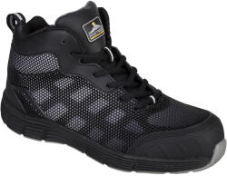 Portwest Compositelite Derwent munkavédelmi bakancs, S1P - Fekete / Szürke - 45 (FC15BKG45)