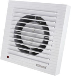 Commel elszívó ventilátor 98mm, záró lamellával, késleltethető kikapcsolással/időzítővel 12 W, 130 m³/h , 34 dB (AL420-102)