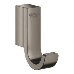 GROHE Selection króm fürdőköntös akasztó matt hard grafit színben (41039AL0)