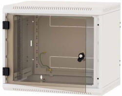 TRITON Rack de perete Triton sectiune simpla 12U 600mm adancime usa sticla panouri laterale fixe sectiuni ventilatie activa, sectiuni a (RBA-12-AS6-BAX-A6)