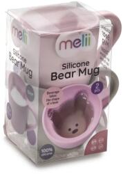 Melii Set 2 Cani Copii Design Interior Urs, Melii, Roz&mov (ml13455) Set pentru masa bebelusi
