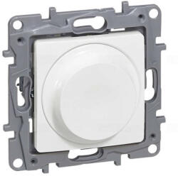 Legrand Niloé forgatógombos fényerőszabályzó 5 - 300 W (izzó, halogén), 2-vezetékes, fehér Legrand 764588 (764588)