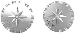 Guess Cercei din oțel Monete JUBE02206JWRHT/U
