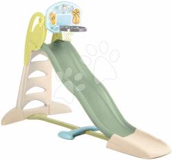 Smoby Tobogan cu apă și joc de apă sub baschet Toboggan XL Slide Life Smoby suprafață de alunecare 230 cm cu dublu val (SM810254-C)