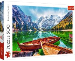 Trefl Puzzle Trefl din 500 piese - Lacul Braies, Italia Puzzle