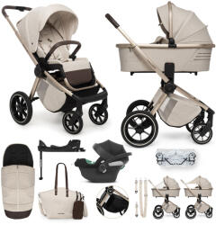  MUUVO KÉSZLET Babakocsi Quick Boho Brown szett 2v1 + CYBEX Aton B2 i-Size + alap (VP-F188555)