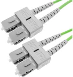 Emtex Patchcord FO SC/PC-SC/PC, MM OM5 50/125, manta LSZH 3.0mm, duplex 1m - EMTEX (SC-SC-MM5/DX-1)