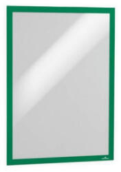 Durable Duraframe A3 infokeret öntapadó háttal zöld 2db (487305)