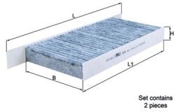 MAHLE Filtru, aer habitaclu MAHLE LAK426S (LAK426S)