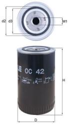 MAHLE Filtru ulei MAHLE OC42 (OC42)