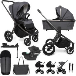  MUUVO KÉSZLET Babakocsi Quick SE 2 Diamond graphite szett 2in1 + CYBEX Aton B2 i-Size + alap (VP-F188556)