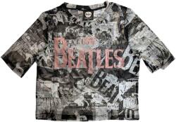 The Beatles Ing All-Over-Print & Drop T Logo Ladies White XS (BEATMCT555LW00)