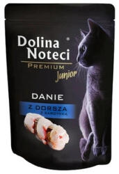 Dolina Noteci Noteć Valley Prémium tőkehal étel szardíniával - junior 85 g