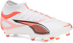 PUMA Ultra 5 Play+ FG/AG férfi futballcipő 45 fehér|fekete|narancssárga