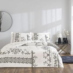 TAC Lenjerie de pat bumbac 100% satinat, cearceaf pilota 200x220cm, motiv floral, TAC Mako-Satin, Climena Lenjerie de pat