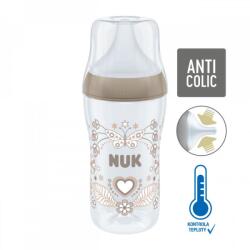 Nuk Perfect Match palack hőmérséklet szabályozással 260ml - barna
