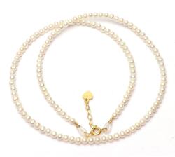  Colier din Perle de Cultura Rotunde 3, 5x3, 5 mm - Eleganta si Stralucire Divina - Accesorii de Gold Filled - 1 Buc