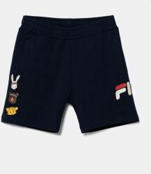 Fila gyerek rövidnadrág LOBEZ sötétkék, nyomott mintás, állítható derekú, FAK0396 - sötétkék 122-128