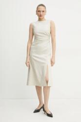 HUGO BOSS ruha bézs, midi, harang alakú, 50537879 - bézs 40