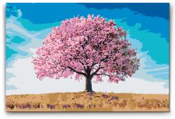 Festés számok szerint - Virágzó szépség Méret: 40x60cm, Keretezés: Műanyagtáblával