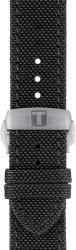 Tissot Curea neagră din material textil Tissot T852.043. 157