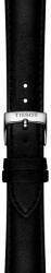Tissot Curea din piele Tissot T852.050. 319 18mm, negru, piele ecologică