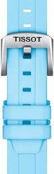 Tissot Curea de silicon albastru deschis Tissot T852.047. 450