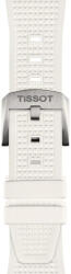 Tissot Curea albă din silicon Tissot T852.048. 463 pentru Tissot PRX 40mm