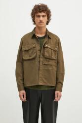 Barbour ingkabát Oakmoor OS Twill Overshirt zöld, átmeneti, MOS0380 - zöld L