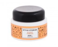 Alfaparf Milano Style Stories Glossy Pomade hajformázó viaszos pomádé az erős tartású hajért 104 g uniszex