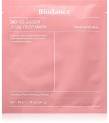 Biodance Bio-Collagen Real Deep Mask intenzív hidrogélmaszk hidratálja a bőrt és minimalizálja a pórusokat 34 g