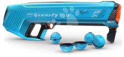 SPYRA Lansator de grenade cu apă cu ecran LED color SpyraGravity Blue Spyra baterie integrată și încărcare USB-C inclusiv 4 grenade cu apă la o rază de acțiune 16 m (SPGR1B)