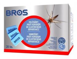 BROS szúnyogirtó betét elektromos párologtatóhoz, 20 darab