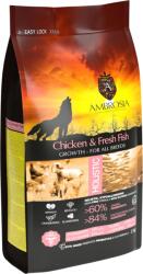 Ambrosia Hrana uscata pentru caini Ambrosia Junior, Pui si peste, hipoalergenic, fara cereale, 2kg (ACF2)