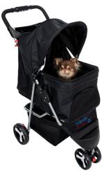 TRIXIE Buggy 47 x 100 x 80 cm cărucior pentru câini și pisici, negru